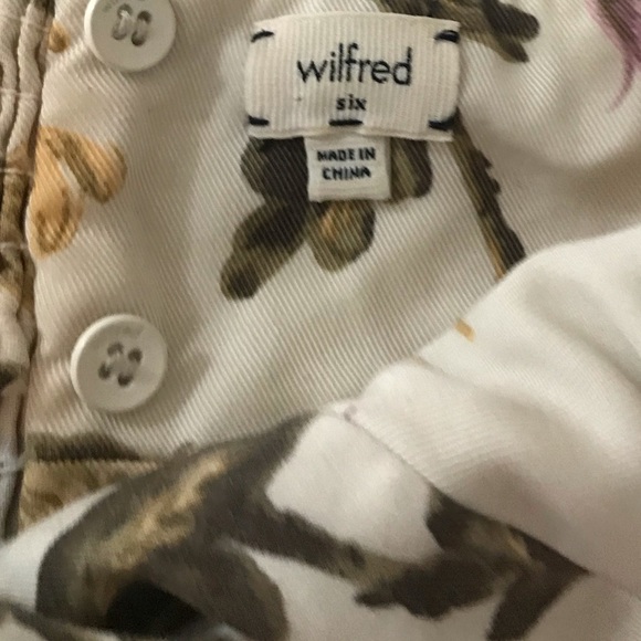 Aritzia Wilfred floral strapless dress - Picture 4 of 5